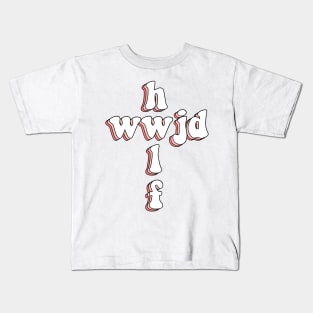 wwjd x hwlf Kids T-Shirt